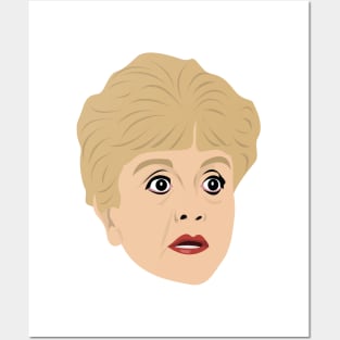 Jessica Fletcher from Murder, She Wrote Posters and Art